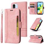 For OPPO A1 5G / A98 / F23 5G BETOPNICE Dual-side Buckle Leather Phone Case(Pink)