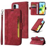 For OPPO A1 5G / A98 / F23 5G BETOPNICE Dual-side Buckle Leather Phone Case(Red)
