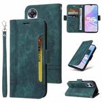 For OPPO A78 5G Global BETOPNICE Dual-side Buckle Leather Phone Case(Green)