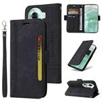 For OPPO Reno11 5G Global BETOPNICE Dual-side Buckle Leather Phone Case(Black)