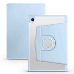 For Samsung Galaxy Tab A8 Acrylic 360 Degree Rotation Smart Tablet Leather Case(Ice Blue)