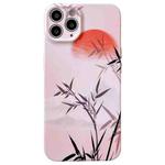 For iPhone 11 Pro Max Precise Hole TPU Phone Case(Sunset Bamboo)
