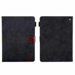For Amazon Fire Max 11 2023 Cloth Texture Leather Smart Tablet Case(Black)