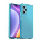 For Xiaomi Poco F5 Candy Series TPU Phone Case(Transparent Blue)