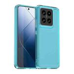 For Xiaomi 14 Candy Series TPU Phone Case(Transparent Blue)