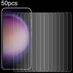 For Samsung Galaxy S23 FE 5G 50pcs 0.26mm 9H 2.5D Tempered Glass Film
