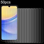 For Samsung Galaxy F15 50pcs 0.26mm 9H 2.5D Tempered Glass Film