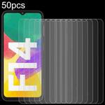 For Samsung Galaxy F14 4G 50pcs 0.26mm 9H 2.5D Tempered Glass Film