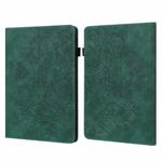 For Amazon Kindle Parperwhite 6 2022 Peacock Embossed Pattern Leather Tablet Case(Green)