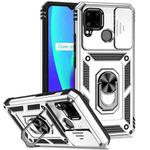 For Realme C11 / C12 / C15 Sliding Camshield Holder Phone Case(Silver)