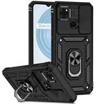 For Realme C21Y / C25Y Sliding Camshield Holder Phone Case(Black)