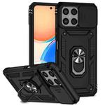 For Honor X8 Sliding Camshield Holder Phone Case(Black)