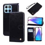 For Honor X8 5G/Play6C 5G/X6 4G/X6S/70 Lite Oil Wax Texture Leather Phone Case(Black)