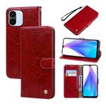 For Xiaomi Redmi A1/A2 Oil Wax Texture Leather Phone Case(Red)