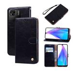 For Xiaomi Redmi 10A 4G Oil Wax Texture Leather Phone Case(Black)