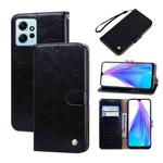 For Xiaomi Redmi Note 12 4G  Global Oil Wax Texture Leather Phone Case(Black)