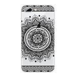 For iPhone 8 Plus / 7 Plus Coloured Drawing Pattern Highly Transparent TPU Protective Case(Mandala)