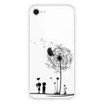 For iPhone SE 2022 / SE 2020 / 8 / 7 Coloured Drawing Pattern Highly Transparent TPU Protective Case(Dandelion)