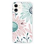 For iPhone 11 Coloured Drawing Pattern Highly Transparent TPU Protective Case(Flower)