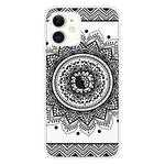 For iPhone 11 Coloured Drawing Pattern Highly Transparent TPU Protective Case(Mandala)