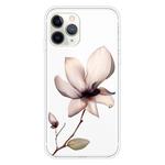 For iPhone 11 Pro Coloured Drawing Pattern Highly Transparent TPU Protective Case(Lotus)