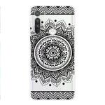 For Motorola G8 Coloured Drawing Pattern Highly Transparent TPU Protective Case(Mandala)