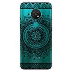 For Nokia 6.2 / 7.2 Coloured Drawing Pattern Highly Transparent TPU Protective Case(Mandala)
