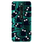For Xiaomi Redmi 8 Coloured Drawing Pattern Highly Transparent TPU Protective Case(Black Cat)