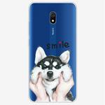 For Xiaomi Redmi 8A Coloured Drawing Pattern Highly Transparent TPU Protective Case(Pinch Dog)