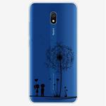 For Xiaomi Redmi 8A Coloured Drawing Pattern Highly Transparent TPU Protective Case(Dandelion)