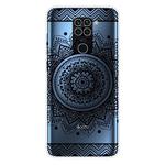 For Xiaomi Redmi 10X Coloured Drawing Pattern Highly Transparent TPU Protective Case(Mandala)