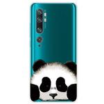 For Xiaomi Mi CC9 Pro Coloured Drawing Pattern Highly Transparent TPU Protective Case(Panda)