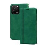 For Huawei nova Y61/Enjoy 50z Frosted Business Magnetic Horizontal Flip PU Phone Case(Green)