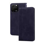 For Huawei nova Y61/Enjoy 50z Frosted Business Magnetic Horizontal Flip PU Phone Case(Black)
