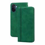 For Huawei nova Y70 / Y70 Plus Frosted Business Magnetic Horizontal Flip PU Phone Case(Green)