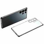 For Samsung Galaxy S23 Ultra 5G SULADA Electroplating Frosted TPU Phone Case(Black)