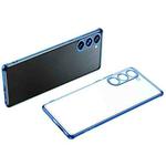 For Samsung Galaxy S23 5G SULADA Electroplating Frosted TPU Phone Case(Blue)