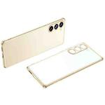 For Samsung Galaxy S23 5G SULADA Electroplating Frosted TPU Phone Case(Gold)