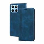 For Honor X8 5G/Play6C 5G/X6 4G/X6S/70 Lite Frosted Business Magnetic Horizontal Flip PU Phone Case(Blue)