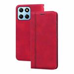 For Honor X8a Frosted Business Magnetic Horizontal Flip PU Phone Case(Red)