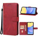 For Samsung Galaxy A15 5G Leather Phone Case(Red)