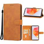 For Samsung Galaxy F55 Leather Phone Case(Brown)