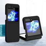 For Samsung Galaxy Z Flip5 Silicone Skin Feel Folding Phone Case(Black)