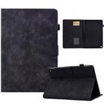 For Amazon Fire Max 11 2023 Embossed Tower Flip Smart Leather Tablet Case(Black)