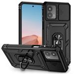 For Motorola Moto G 5G 2023 Sliding Camshield Holder Phone Case(Black)