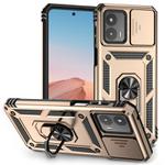 For Motorola Moto G 5G 2023 Sliding Camshield Holder Phone Case(Gold)