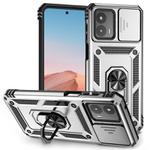 For Motorola Moto G 5G 2023 Sliding Camshield Holder Phone Case(Silver)