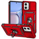 For Motorola Moto G Power 2023 Sliding Camshield Holder Phone Case(Red)
