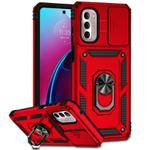 For Motorola Moto G Stylus 4G 2022 Sliding Camshield Holder Phone Case(Red)