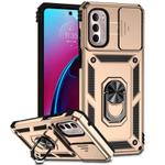 For Motorola Moto G Stylus 4G 2022 Sliding Camshield Holder Phone Case(Gold)